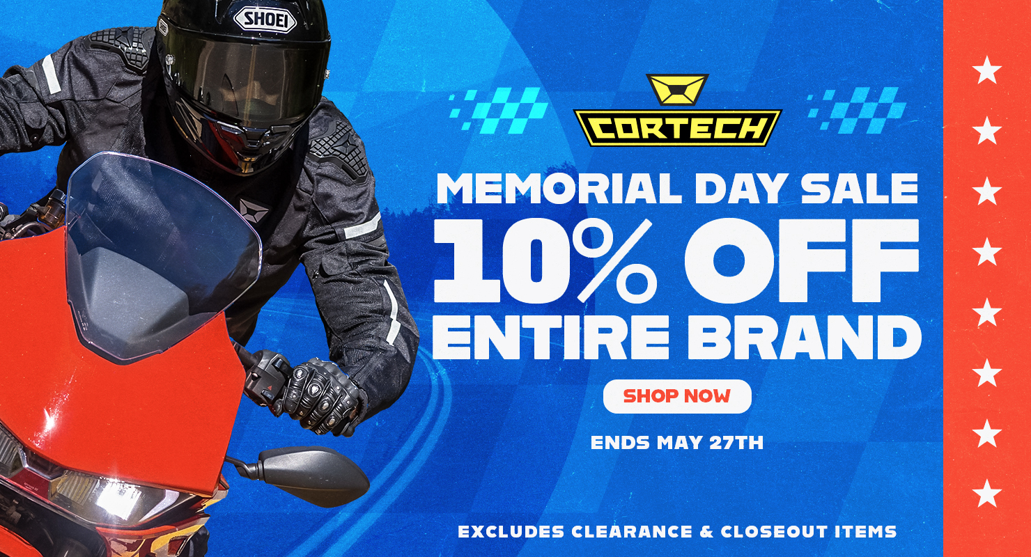 Memorial Day Sale! 10% Off! - Cortech Motorcycle Gear